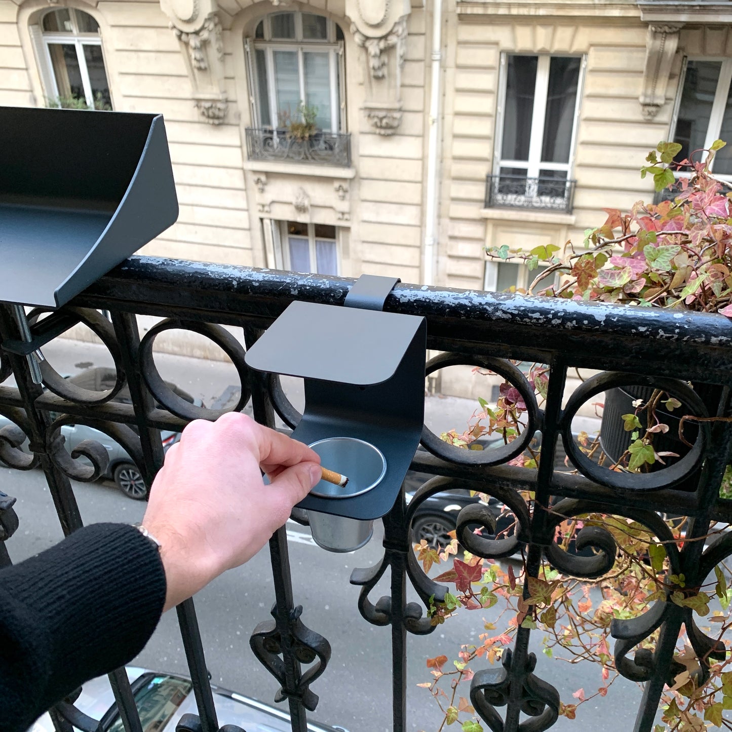 Balcondrier - Cendrier pour rambarde de balcon Extra Terrasse