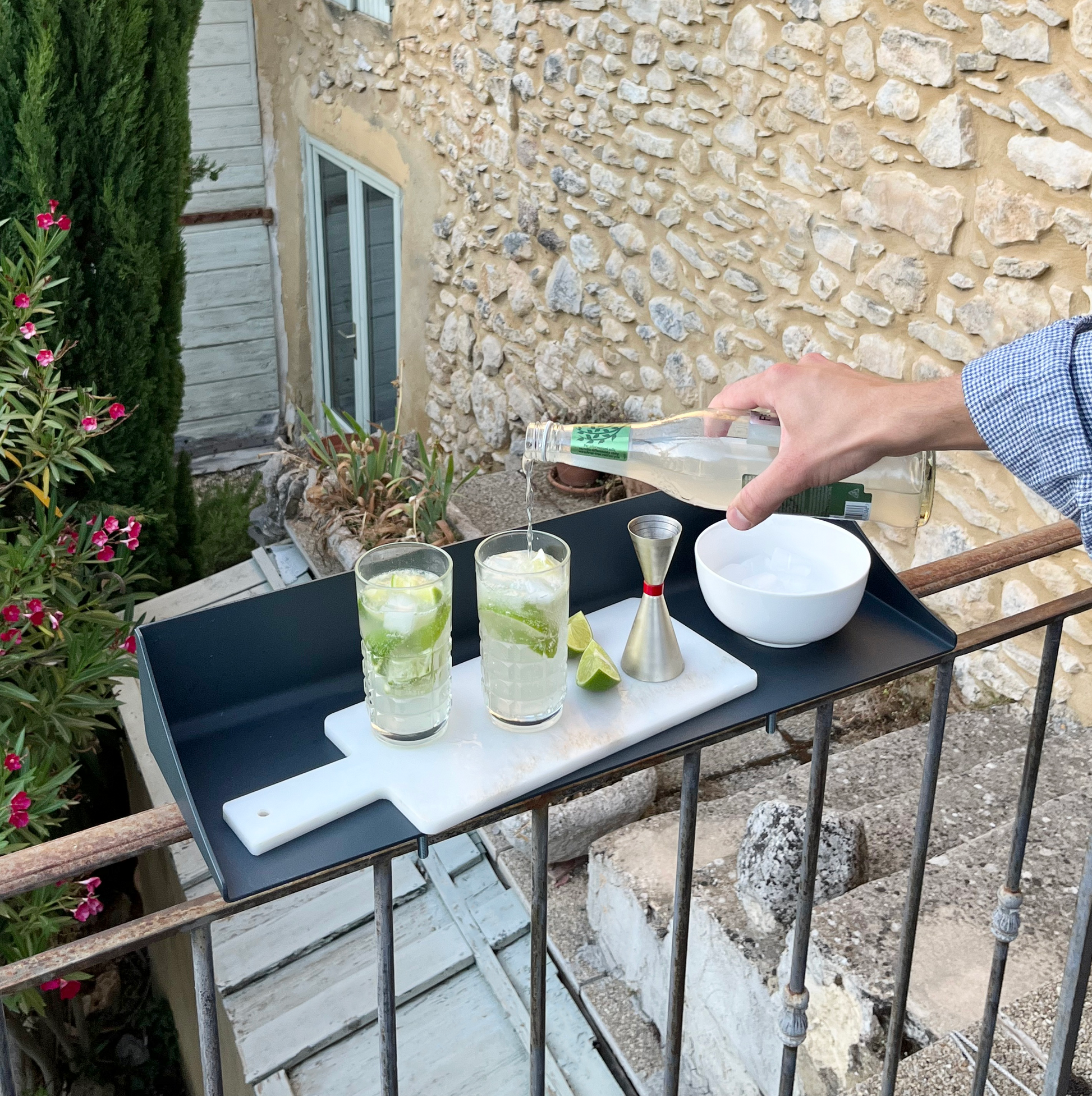 Table en acier pour balcon Extra Terrasse