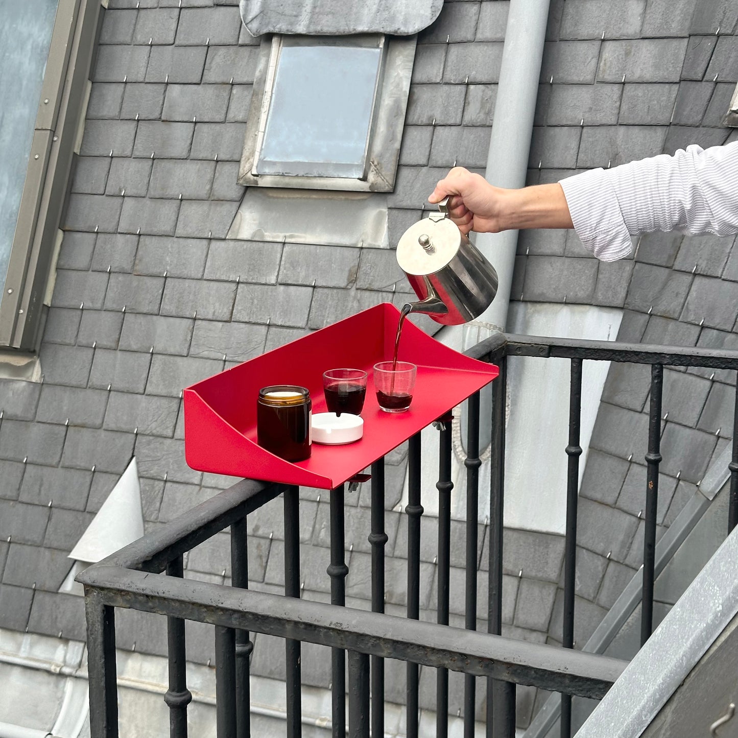 Table en acier pour balcon Extra Terrasse