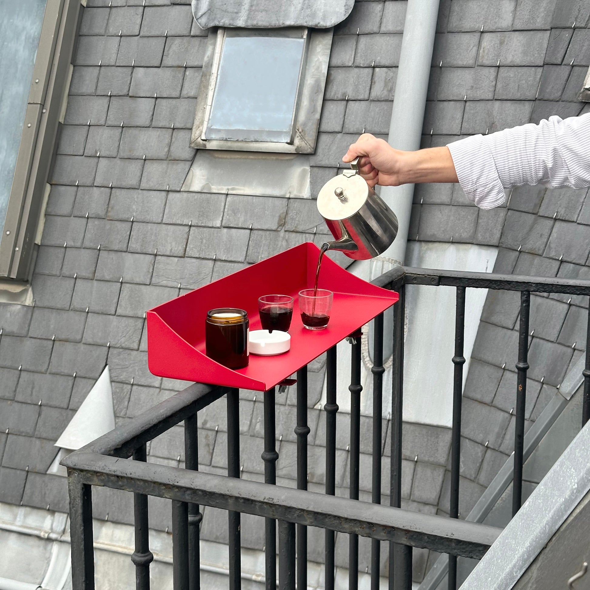 Table en acier pour balcon Extra Terrasse