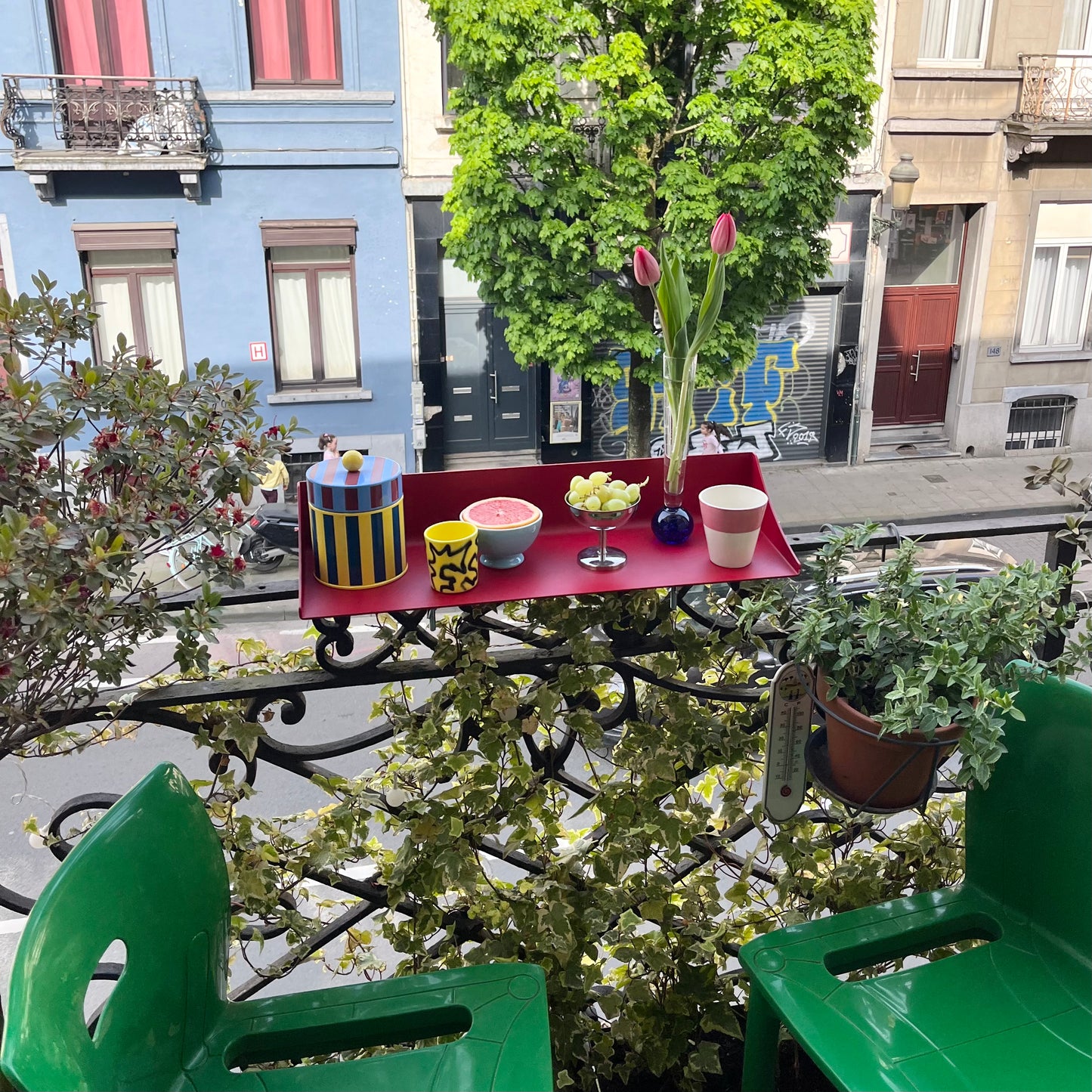 Table en acier pour balcon Extra Terrasse