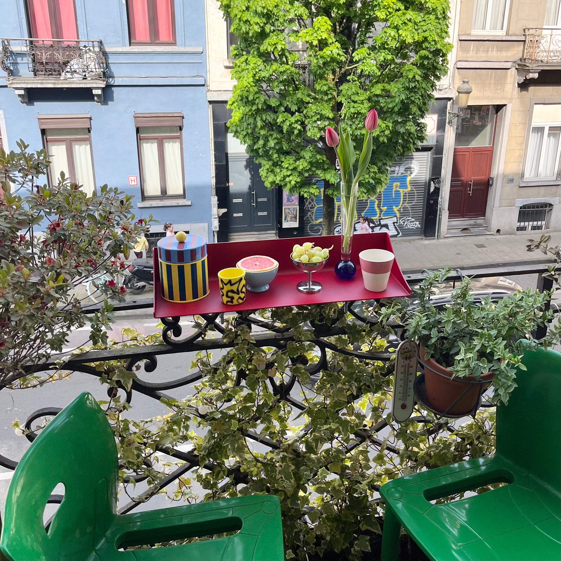 Table en acier pour balcon Extra Terrasse