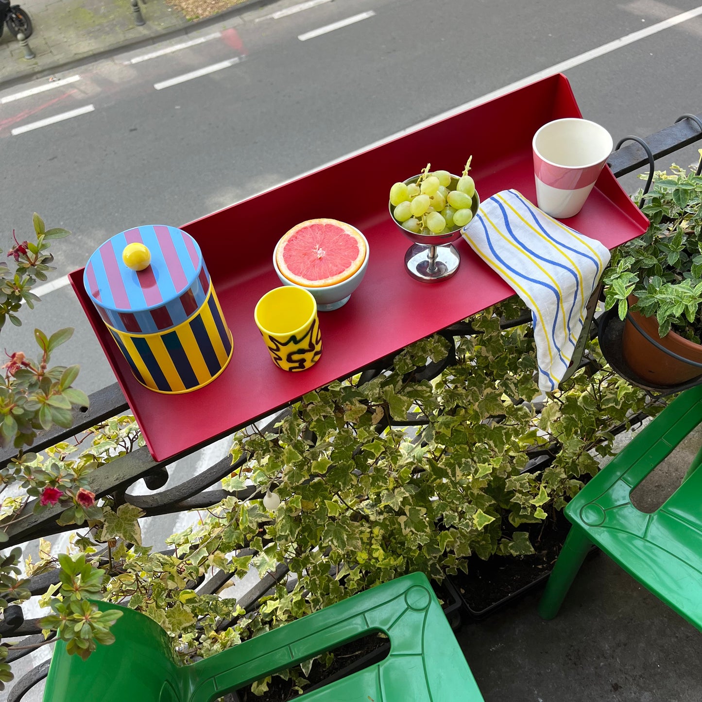 Table en acier pour balcon Extra Terrasse