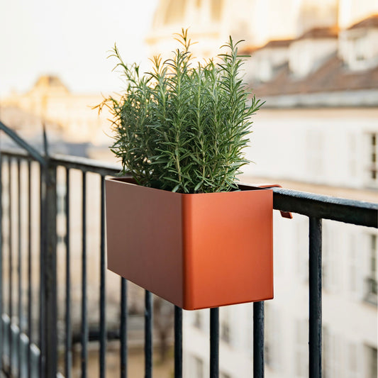 Balconnière Extra Terrasse ocre, jardinière de balcon